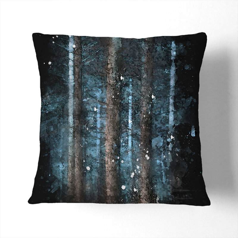 Striped Square Cushion, White, 40cm H x 40cm W x 15cm D