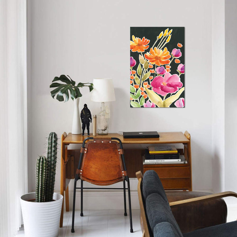 « splendide gathering i », reproduction sur toile, H 40 po x l 26 po x P 1,5 po, Toile tendue, Pas de tapis