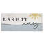 «Nautical Pun Lake It Easy», eau ensoleillée-105253555-105253556