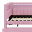Upholstered Platform Bed With USB Ports And LED Belt, With Trundle-123007611