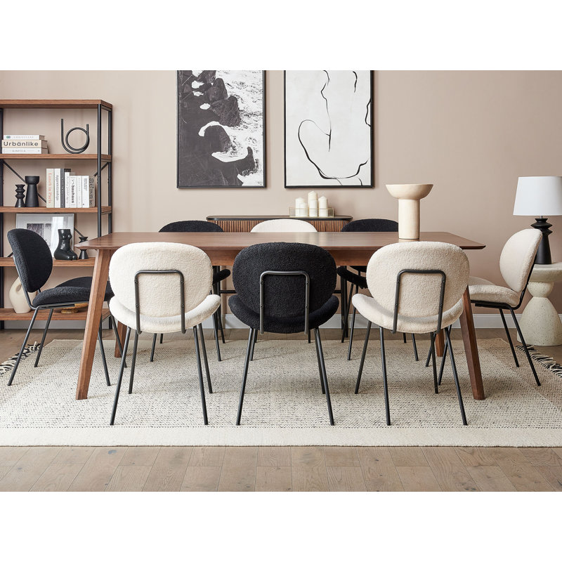 Eleanore 80cm H Upholstered Side Chair, White