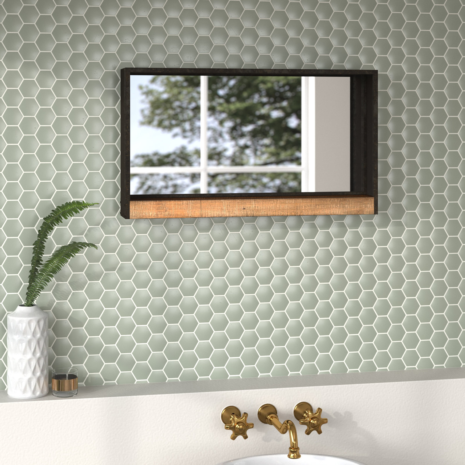 Ronnie 28" Accent Mirror, 16" x 28"