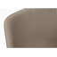 Chaise de bureau, tabouret de bar, bureau debout, bureau d'ordinateur, bureau, aspect cuir brun, métal noir, moderne, moderne-1030878623