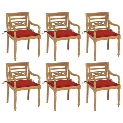 Chaises longues Vidaxl 2 pièces avec table et coussins en bois d'acacia massif