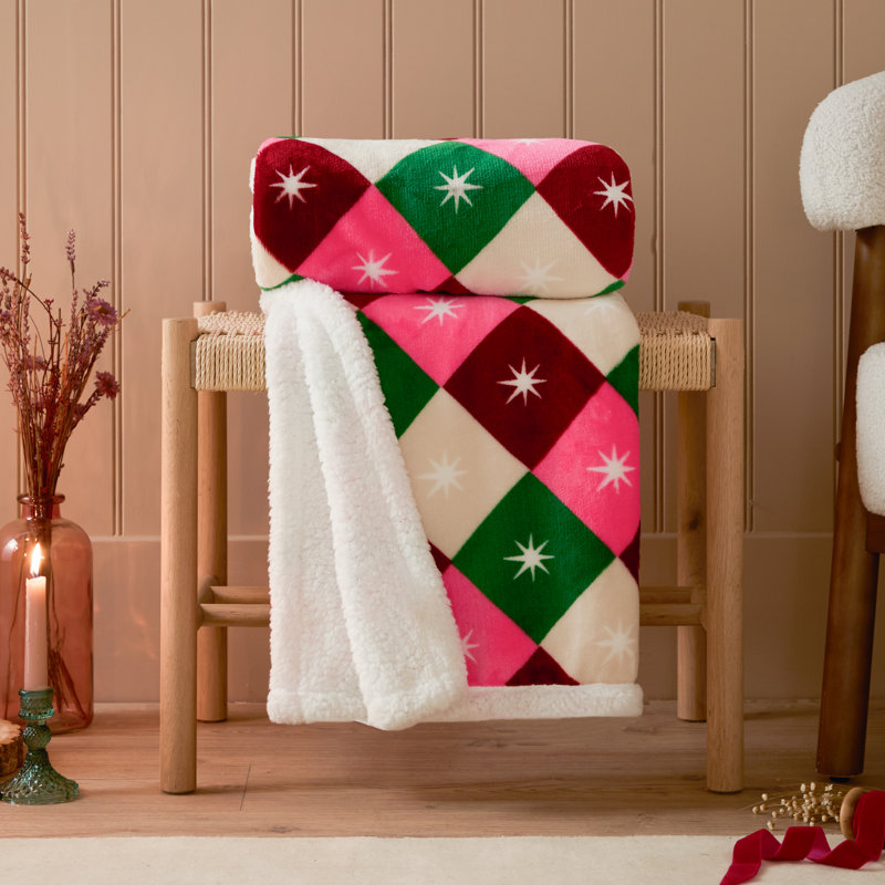 Star Sherpa Furn Throw