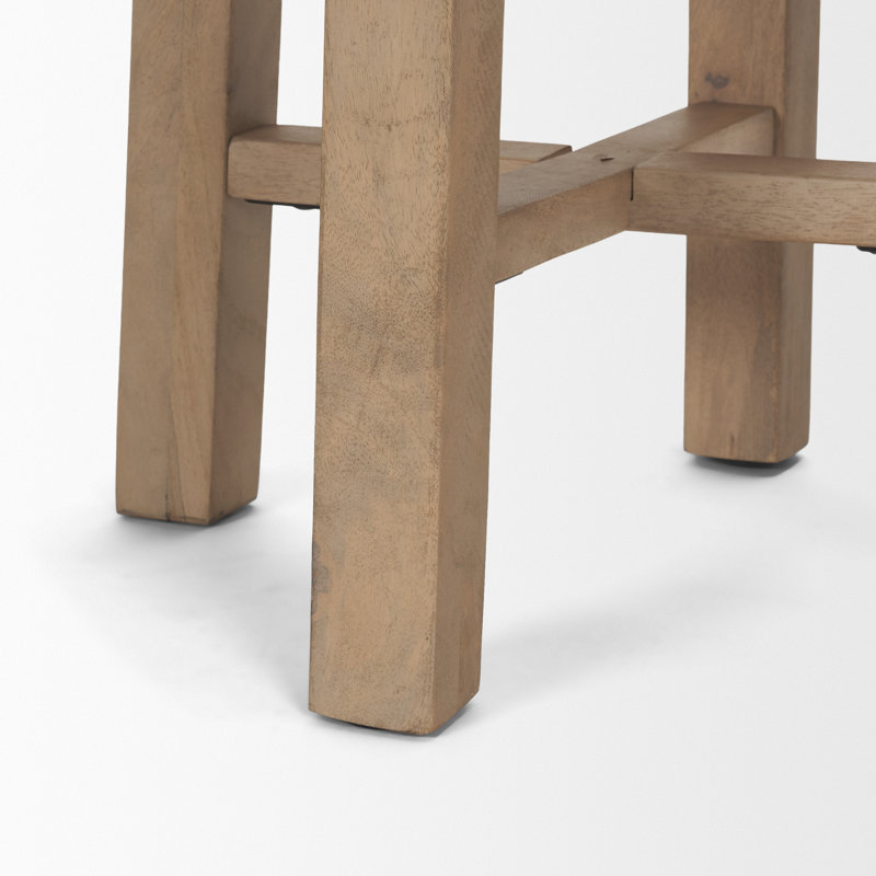 Derrek Solid Wood Counter Stool, Counter Stool (26” Seat Height)