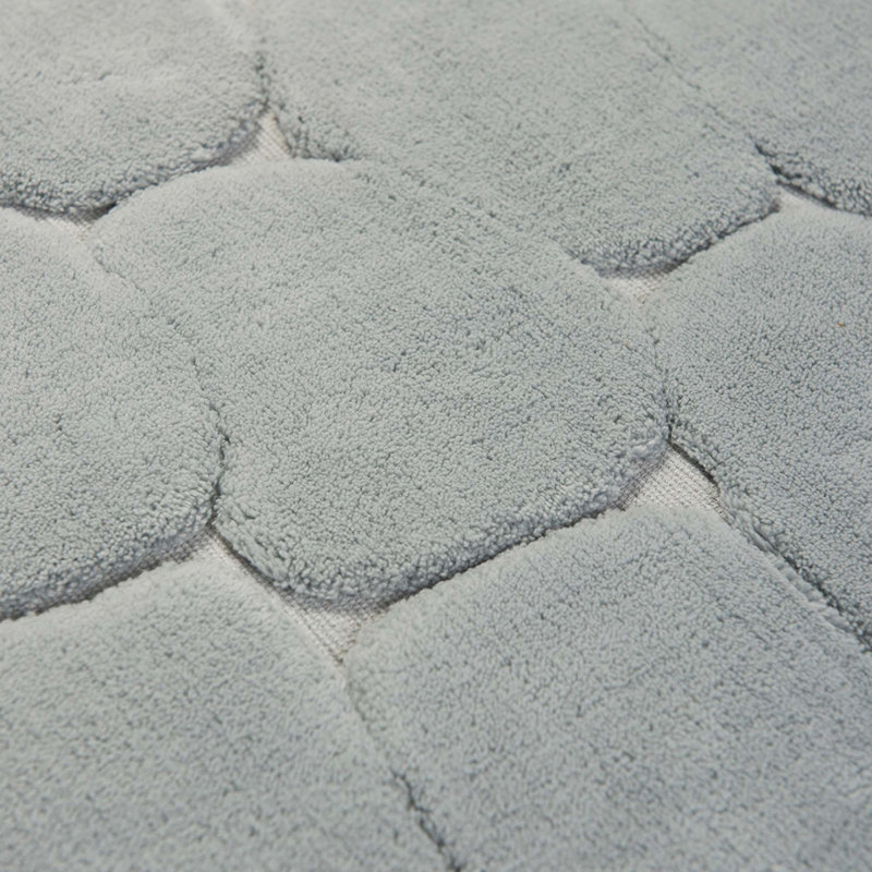 Premium Cotton Bathmat Set (2 Pieces) - Antibacterial, Non-Slip, 19.7 x 23.6 inches & 23.6 x 39.4 inches | 100% Cotton, 1.76 lbs per sq yd | Machine Washable, Luxurious Softness for Bathroom Comfort & Safety