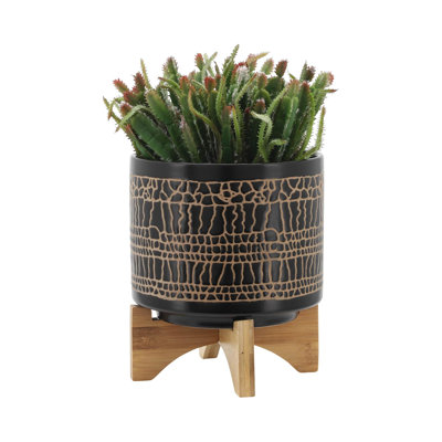 Includes plant rack flower pots