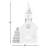 8" Nostalgic Ceramic Village Church