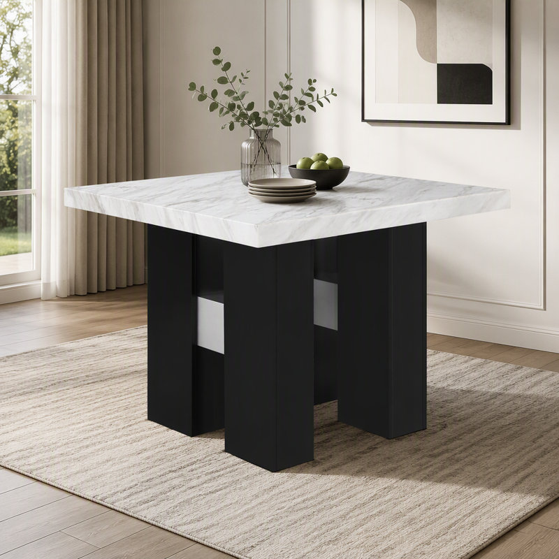 Table de bar blanche MIKHA