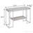 Natural Oak And Chrome Sofa Table