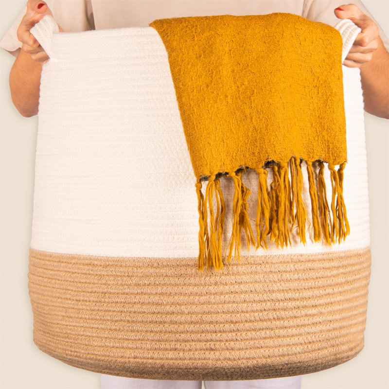 Fabric Laundry Basket with Handles
