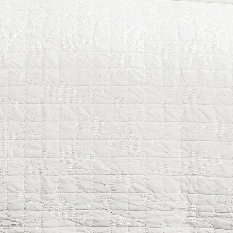 Bowie White Bedspread King Set
