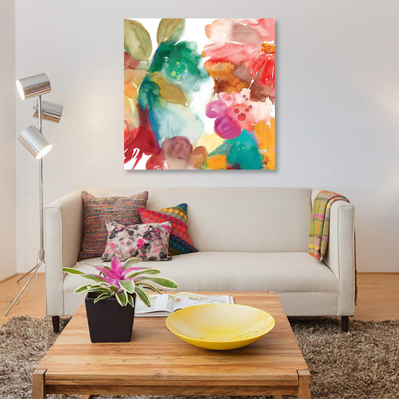« elena ii », reproduction sur toile, H 26 po x l 26 po x P 1,5 po, Toile tendue, Pas de tapis