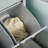Tilt-Out Laundry Sorter Cabinet, Bathroom Storage Organizer With Two-Compartment Tilt-Out Hamper