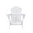 Outdoor 5-Piece Adirondack Chair With Square Coffee Table Conversation Set-134329643