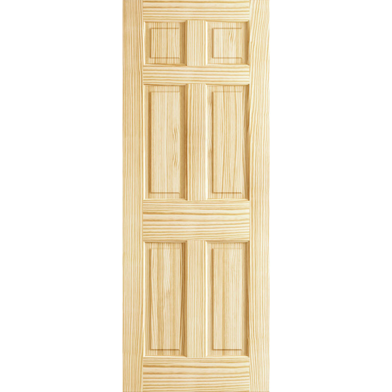 Porte standardisée en bois manufacturé massif, 24 po x 80 po