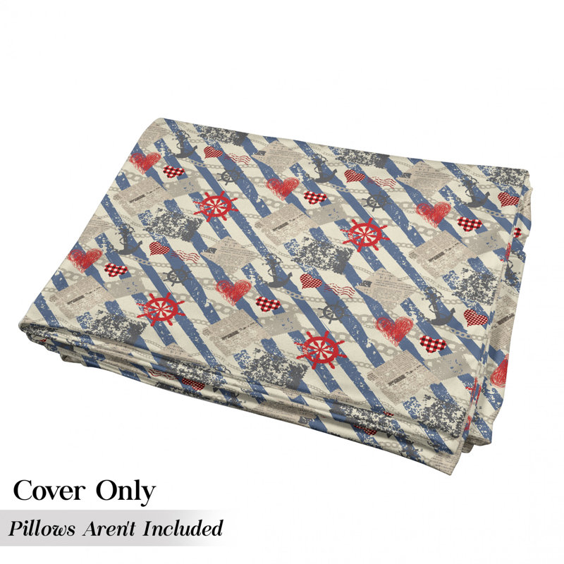 Housse de coussin d'extérieur marine, H 2 po x l 36 po x P 88 po