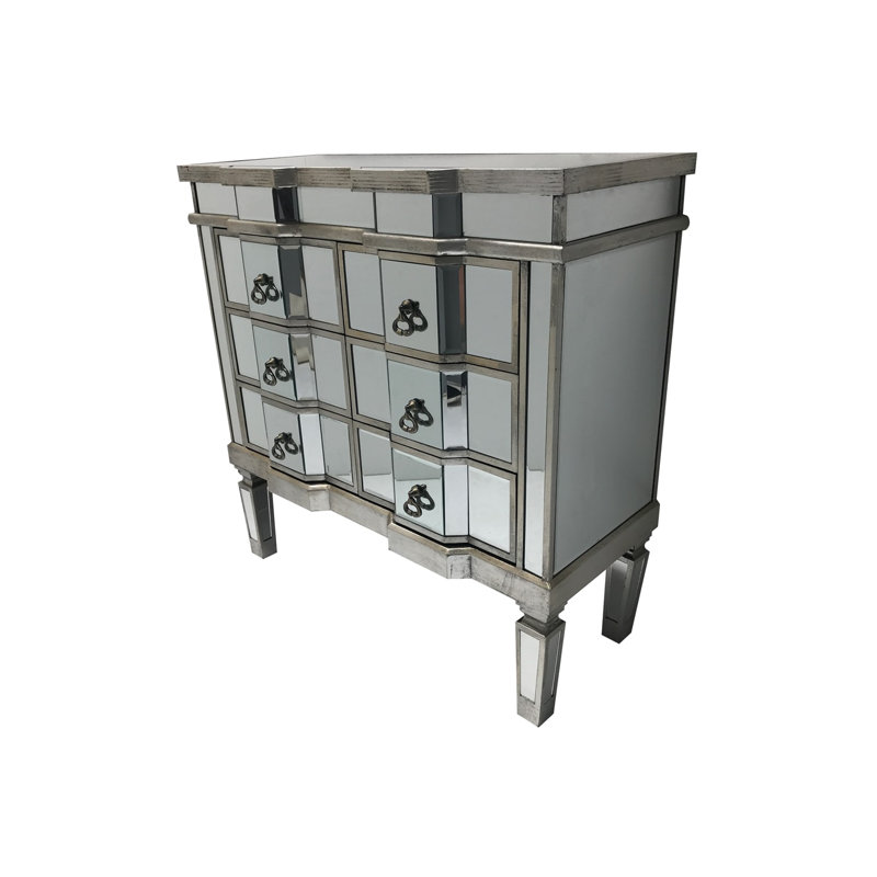 Liev Solid Wood 81cm W 6 - Drawer Chest of Drawers
