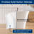 Forma 51'' Japanese Freestanding Tub Solid Surface Deep Soaking Bathtub-115802080