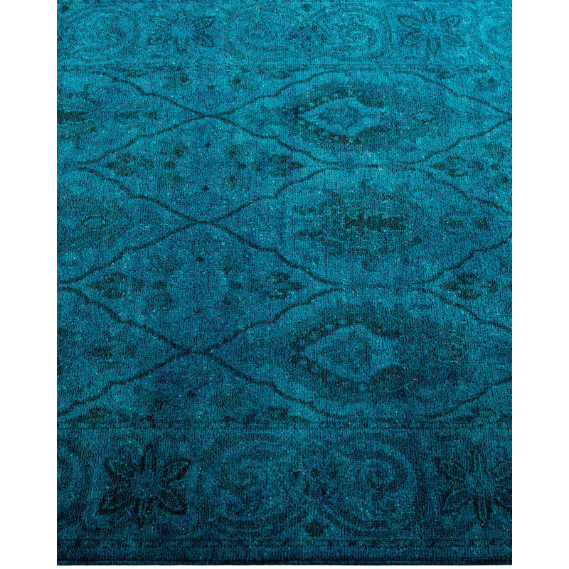 Overyed One-of-a-Kind Runner 2'5" X 9'8" Hand Knotted Area Rug