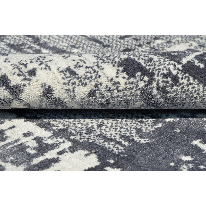 Area Rug in Silver