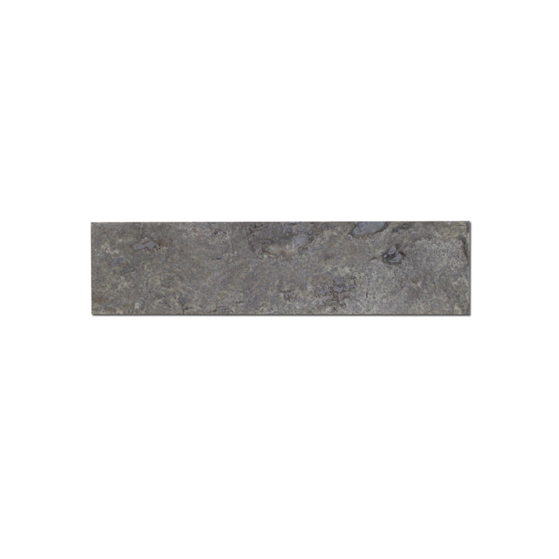 3x12 SILVER TRAVERTINE H/F & STRAIGHT
