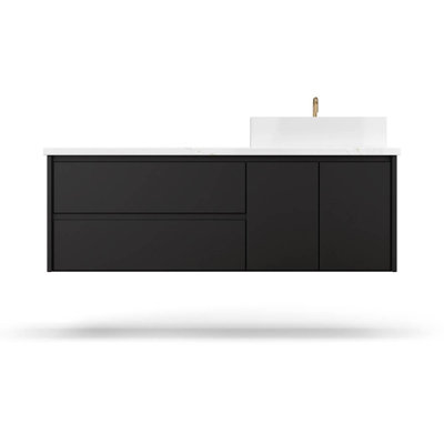 Gilded Single Left/Right Bath Floating Vanity
