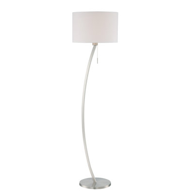 Karrissa 60.75'' Chrome Traditional Floor Lamp