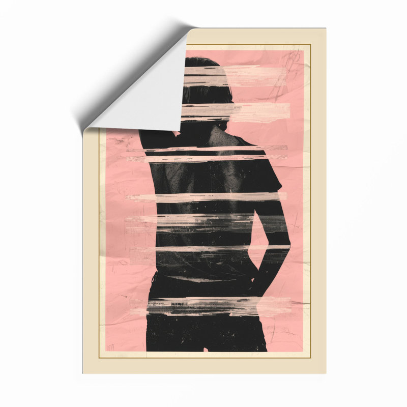 Fragmented Figure Minimalist - Print, Unframed, A1 - 84.1 x 59.4 cm