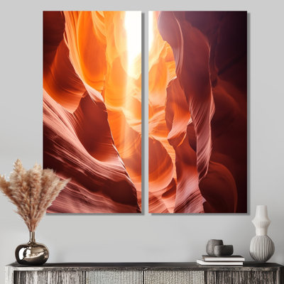 Canyon Antelope Harmony III - Modern Wall Art 2-Panels