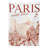 Ambesonne Paris Tablecloth, Vintage Watercolor Style Paris Illustration With Tour D'eiffel Old Streets Image, Rectangular Table Cover For Dining Room Kitchen Decor, 52" X 70", Pink-44979287