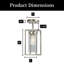 Mini-luminaire suspendu Frame DEL - Luminaire suspendu à hauteur réglable avec ampoule DEL à intensité variable Triac - Plafonnier à DEL à fixation en surface-1617085305