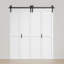 Porte de grange pliante double 84 po H 84 po-123171893-123171887
