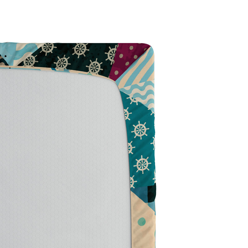 Microfiber Patchwork Fitted Sheet, Full Fitted Sheet