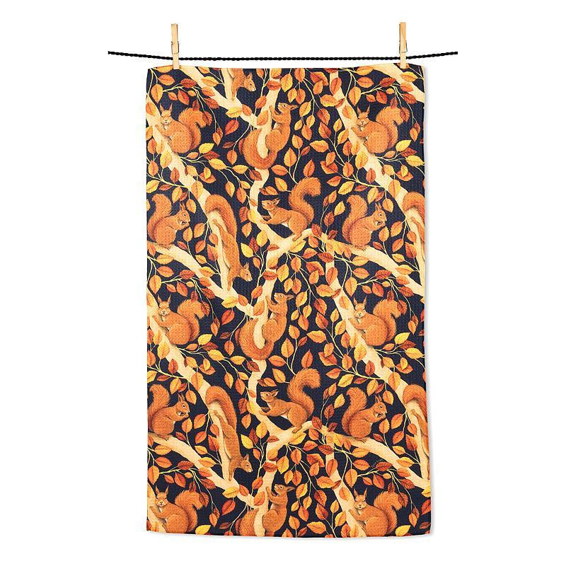 Serviette de cuisine Autumn Squirrels