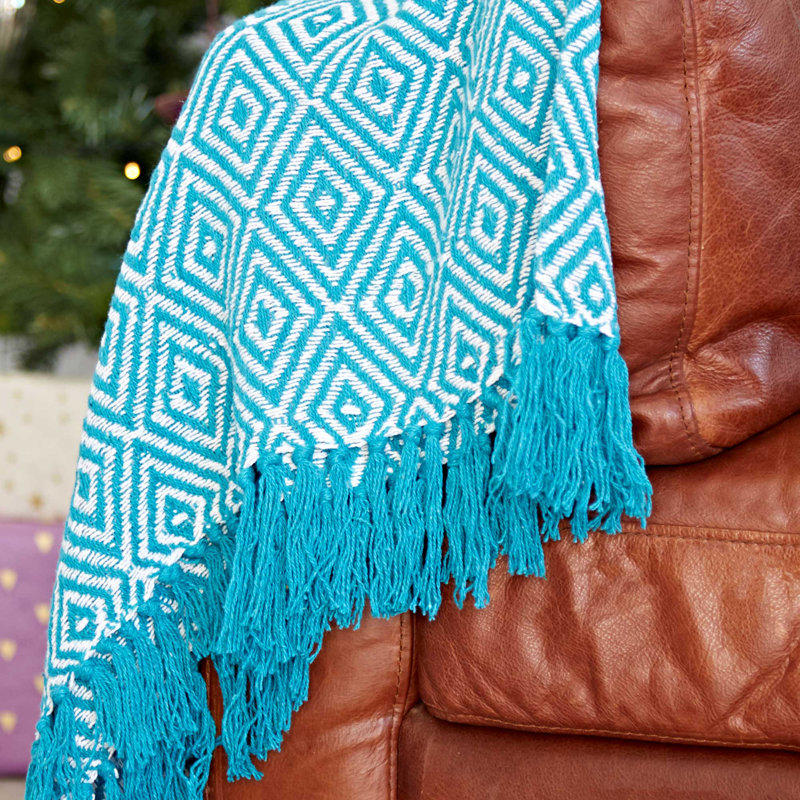 Throw Blanket, Turquoise