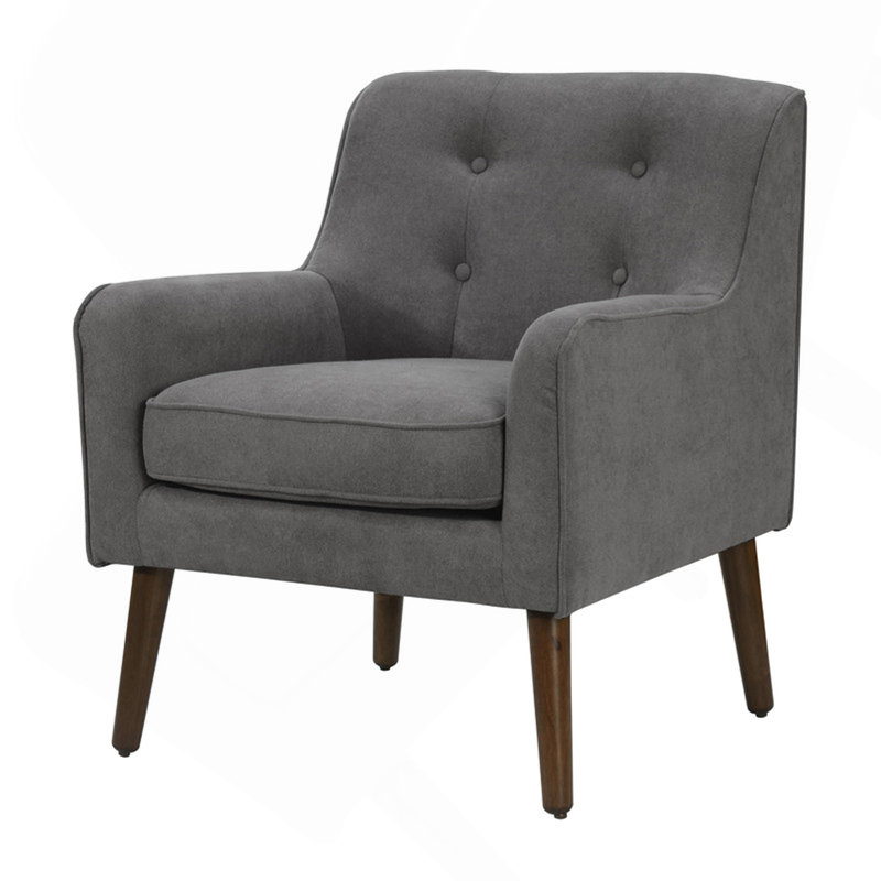 Fauteuil 25 po gris, Gris foncé