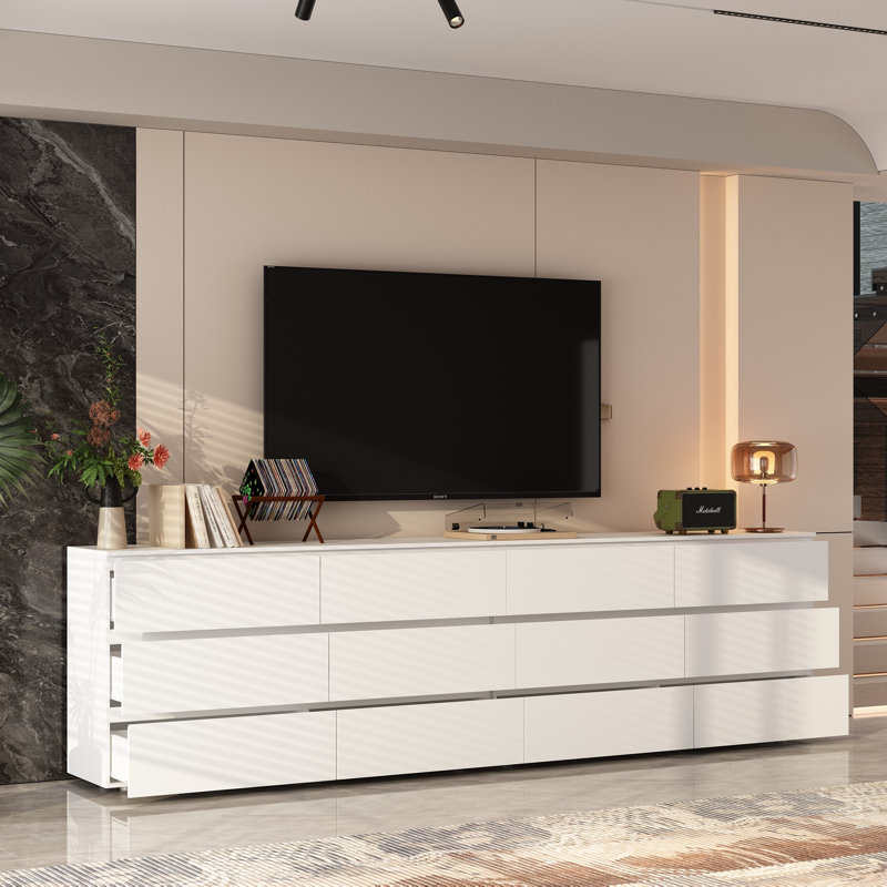 12 Drawer Dresser, White