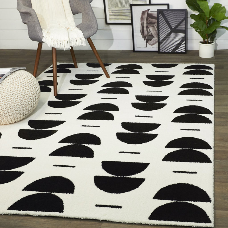 Pannell Geometric Indoor Rug, Rectangle 5'3" x 7'