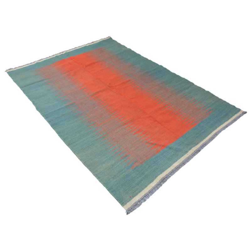 Camdynn Rectangle 135 cm x 340 cm Abstract Hand Woven Kilim