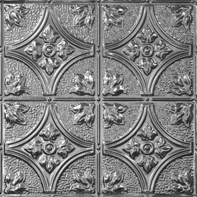 23.75'' L x 23.75'' W Tin Drop-In Ceiling Tile In Silver