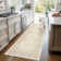 Medallion Non Slip Washable Rug(Cream)