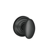 Siena Knob with Andover Trim Non-Turning Lock