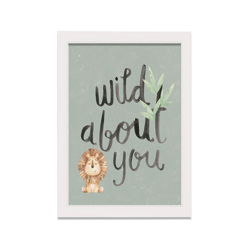 «Wild About You», art encadré, H 30 po x l 20 po x P 1 po