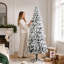 Arbre de Noël artificiel enneigé 6 pi-363621315