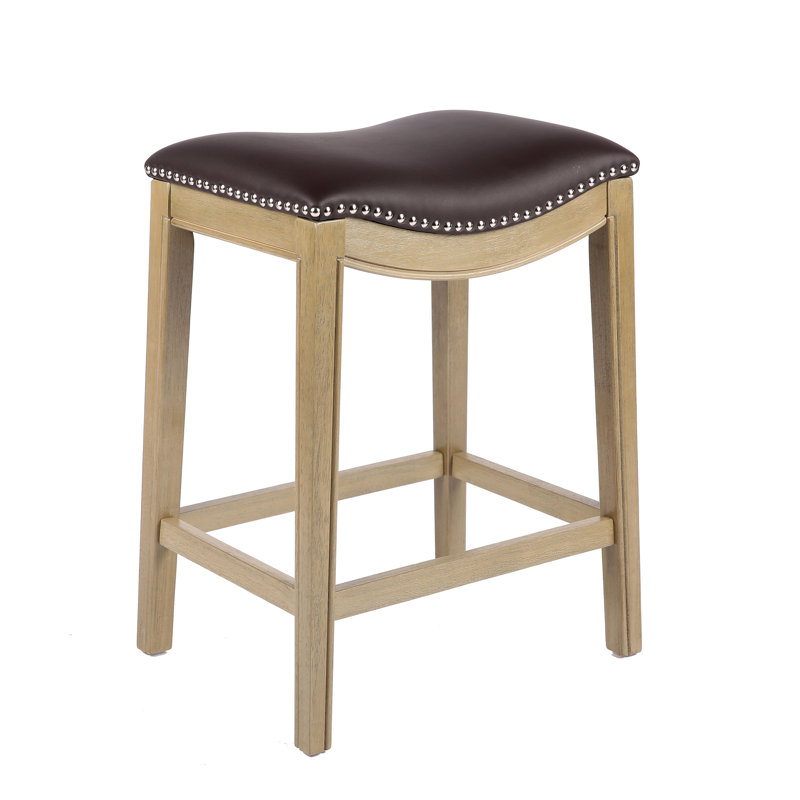 Tabouret de bar Arduss, Brun, Tabouret de comptoir (hauteur de l'assise 25,98 po