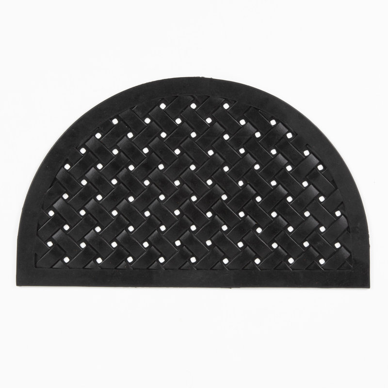 Kern Non-Slip Indoor Doormat, Semi-Circle 45 x 75cm