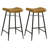Amita Leather Upholstered Counter Stool Espresso-1065999184-1065999185