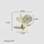 Horloge murale 27,56 po